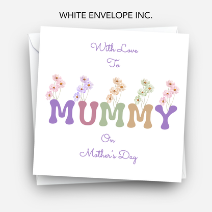 Mother's Day Card - Vibrant and Modern Design - C732