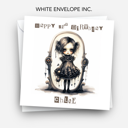 Alternative Gothic Style Birthday Card - C584