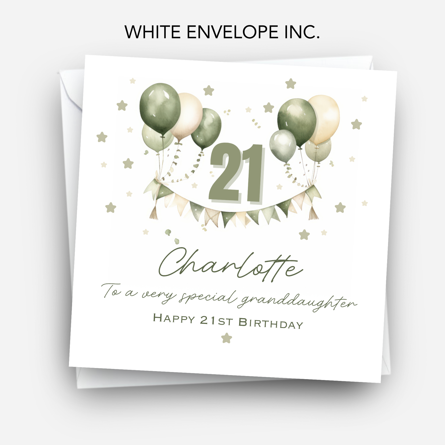 Personalised Birthday Card for Any Age - 18th, 21st, 30th etc - C524