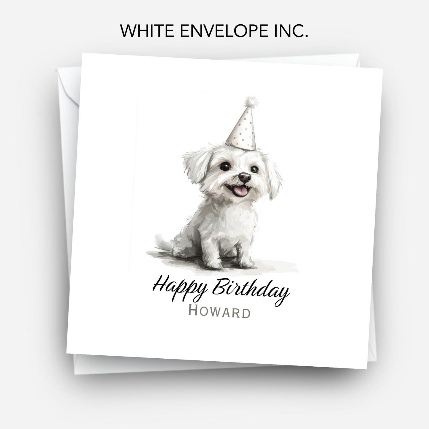 Cute Puppy Birthday Card - C534