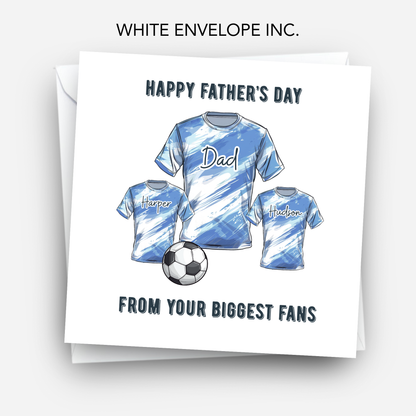 Fathers Day Card - Football Shirt Design - C763