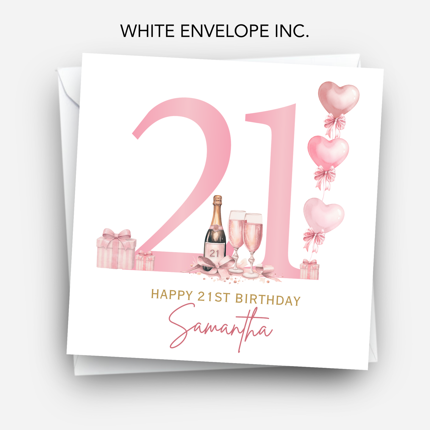 21st Birthday Card - C853