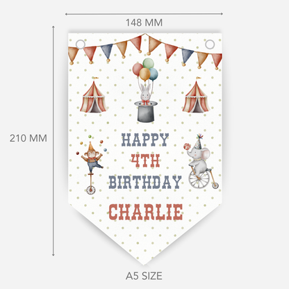 Fun Circus Theme Bunting - B111