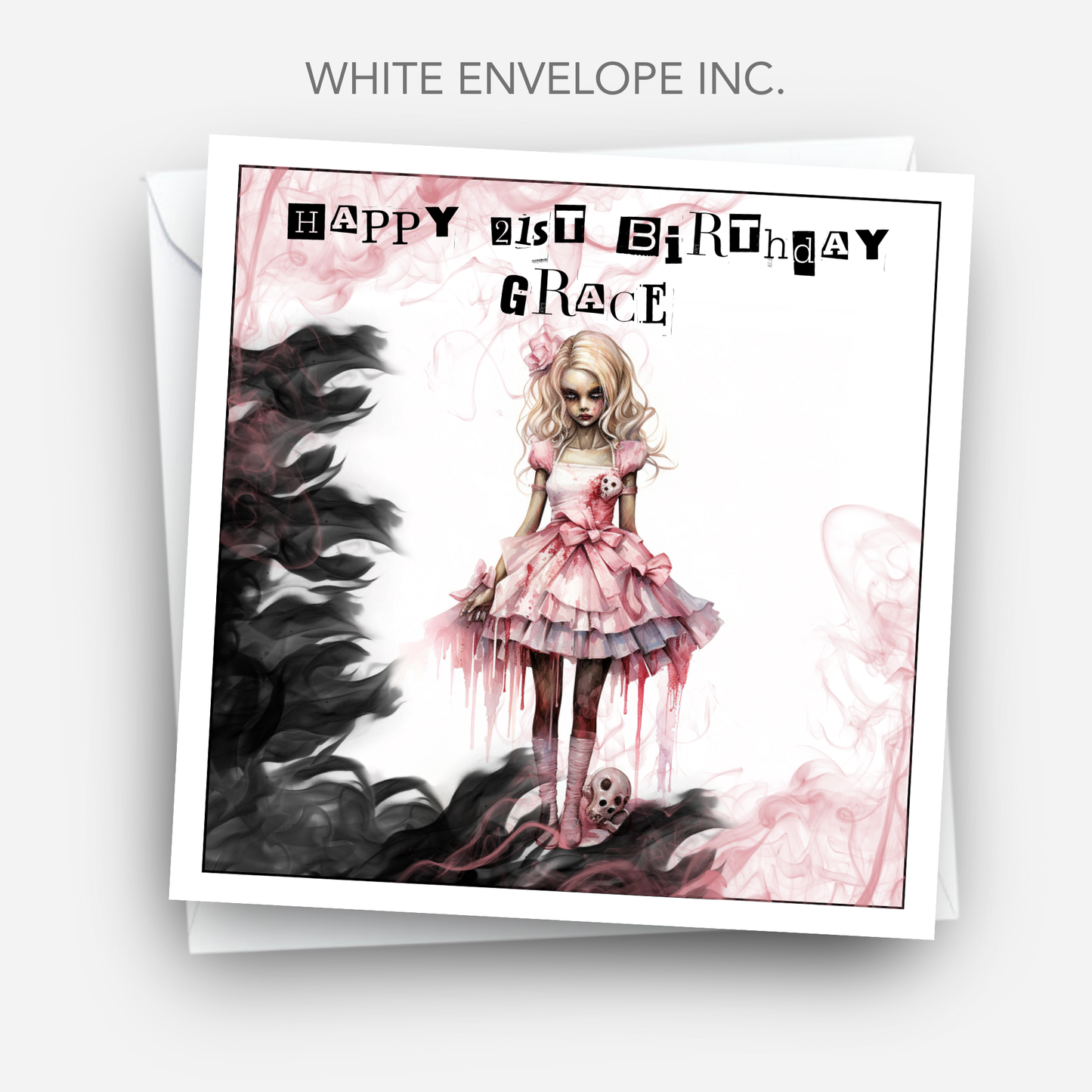 Alternative Gothic Style Birthday Card - C522