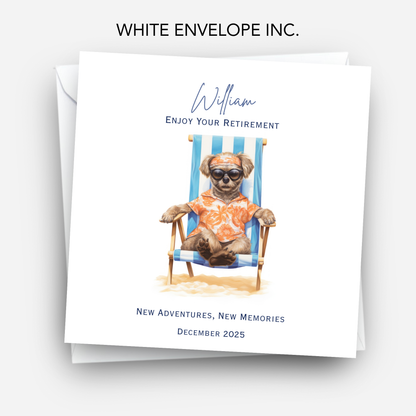 Cool Dog  Retirement Card - C658