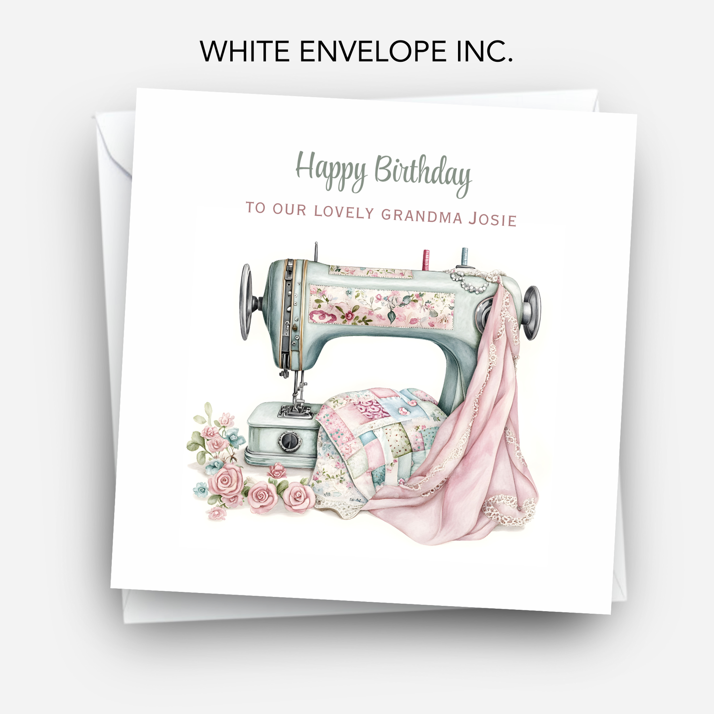 Pretty Vintage Sewing Machine - C598