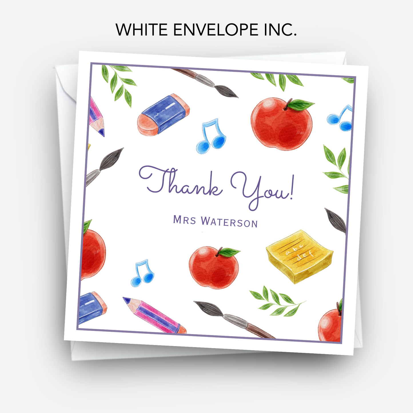 Teacher Thank you Card - C154