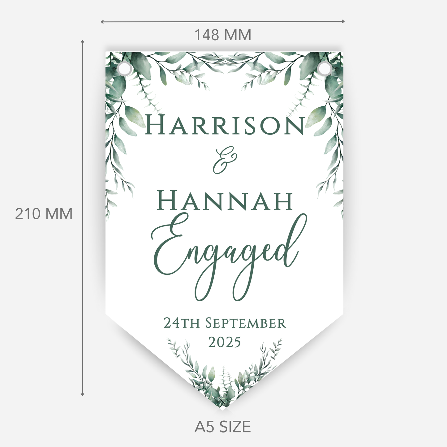 Engagement or Wedding Bunting - B128