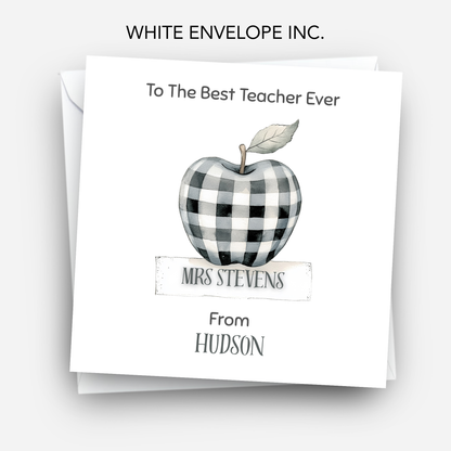 Teacher Thank you Card - C157