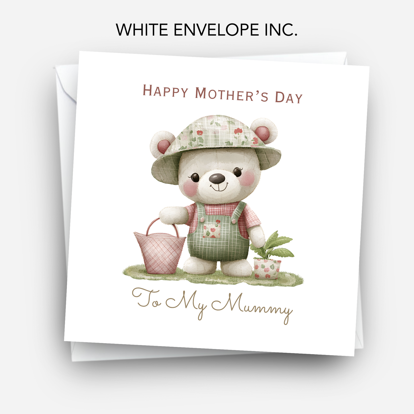 Mother's Day Card - Teddy Bear Design - C754