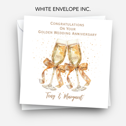 Golden Wedding Anniversary Card - C641