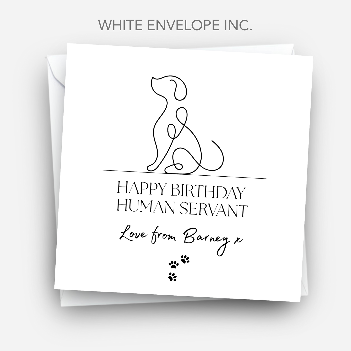 Birthday Card from the Dog - C509