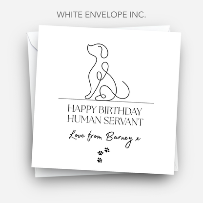 Birthday Card from the Dog - C509