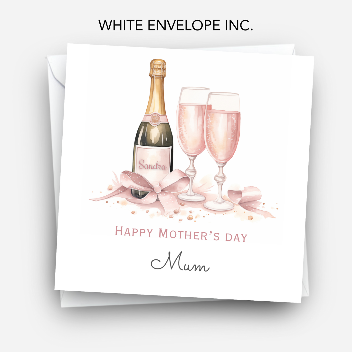 Mother's Day Card - Champagne Design - C733
