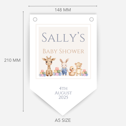 Cute Nursery Toys Baby Shower Bunting - B134