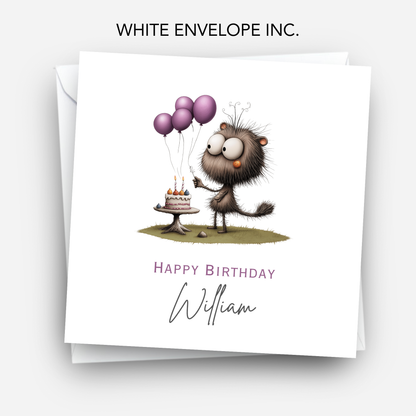 Quirky Animal Birthday Card - C563