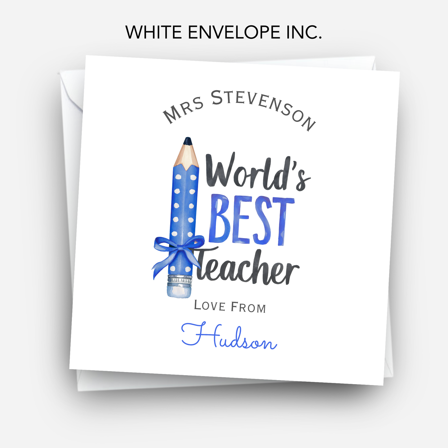 Teacher Thank you Card - C156