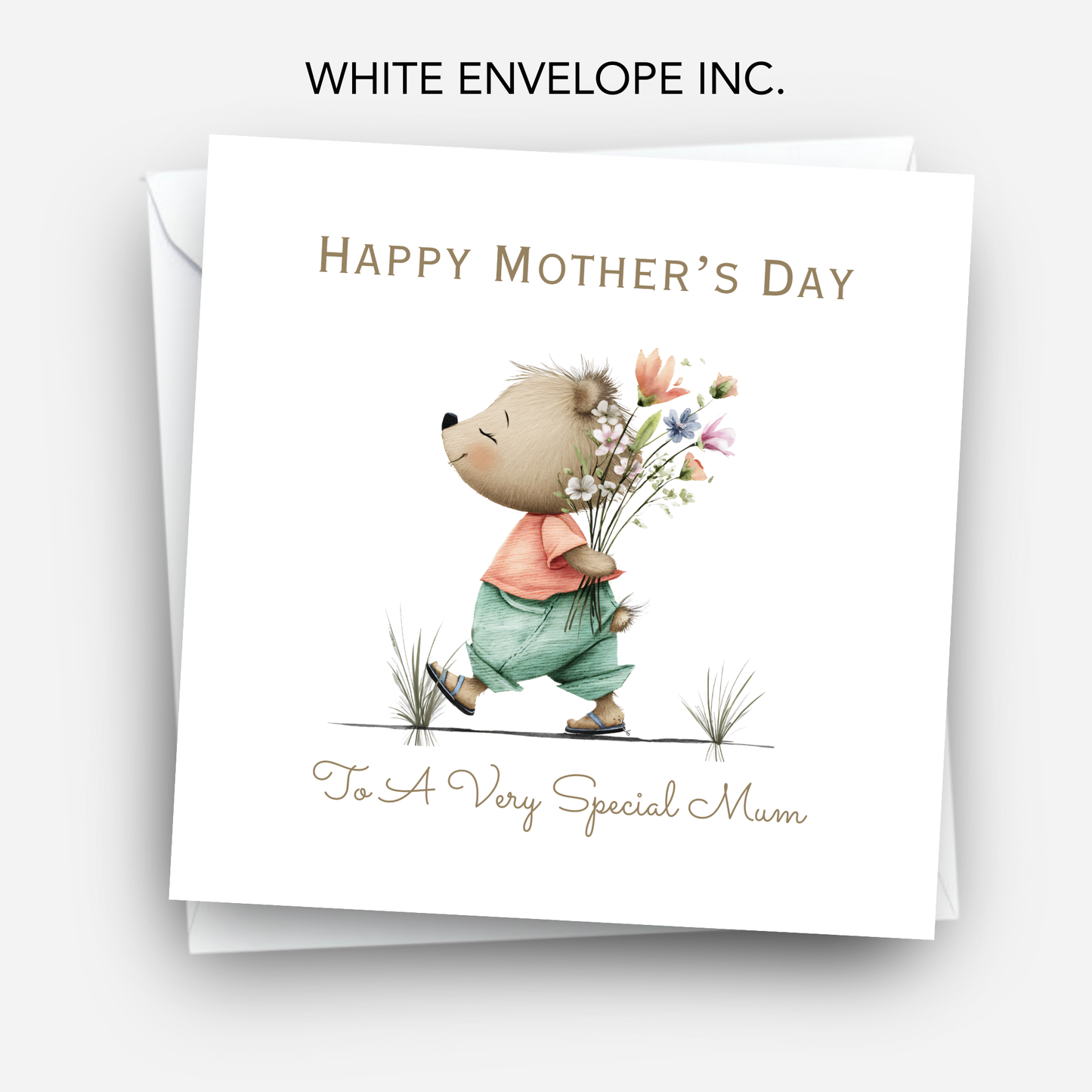 Mother's Day Card - Cute Teddy Design - C739
