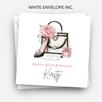 Fashion Handbag Birthday Card - C593