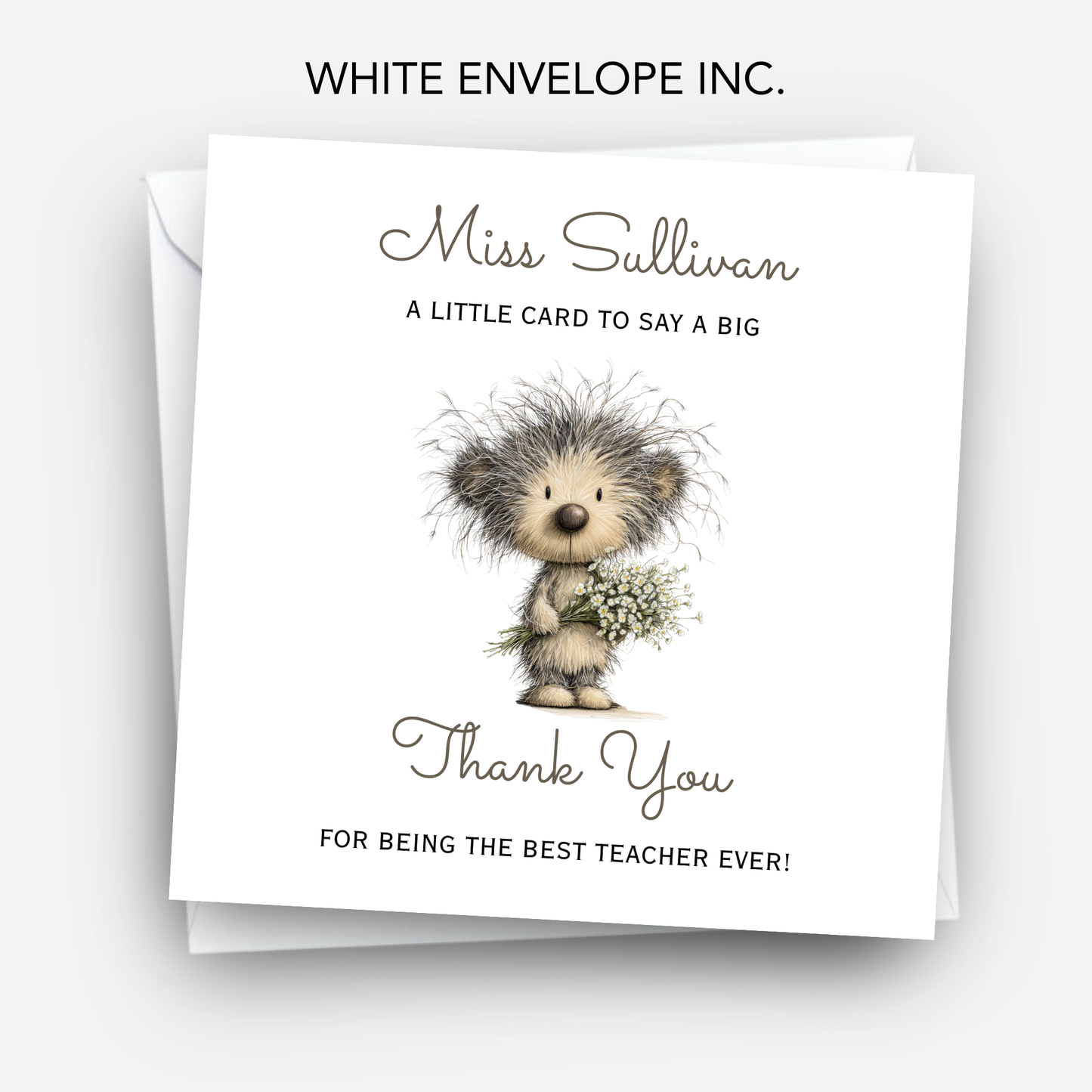 Teacher Thank you Card - C152