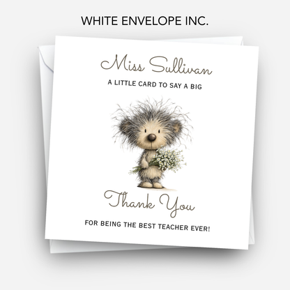 Teacher Thank you Card - C152