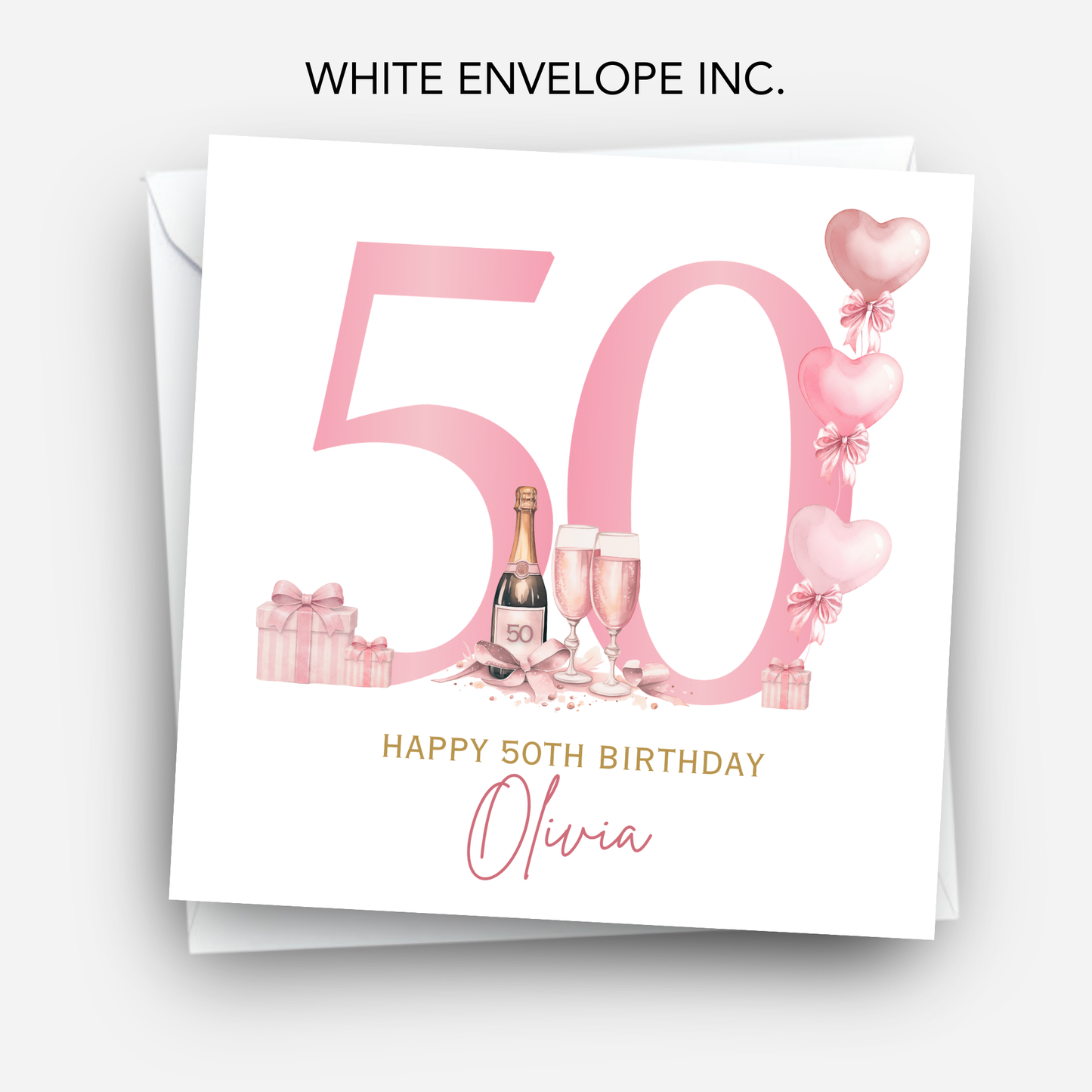50th Birthday Card - C857