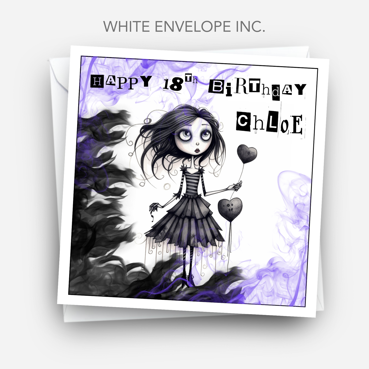 Alternative Gothic Style Birthday Card - C520