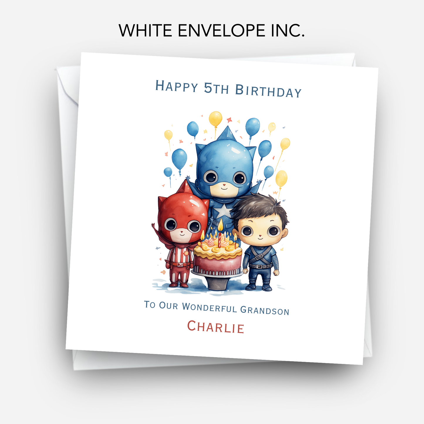 Superhero Birthday Card - C540