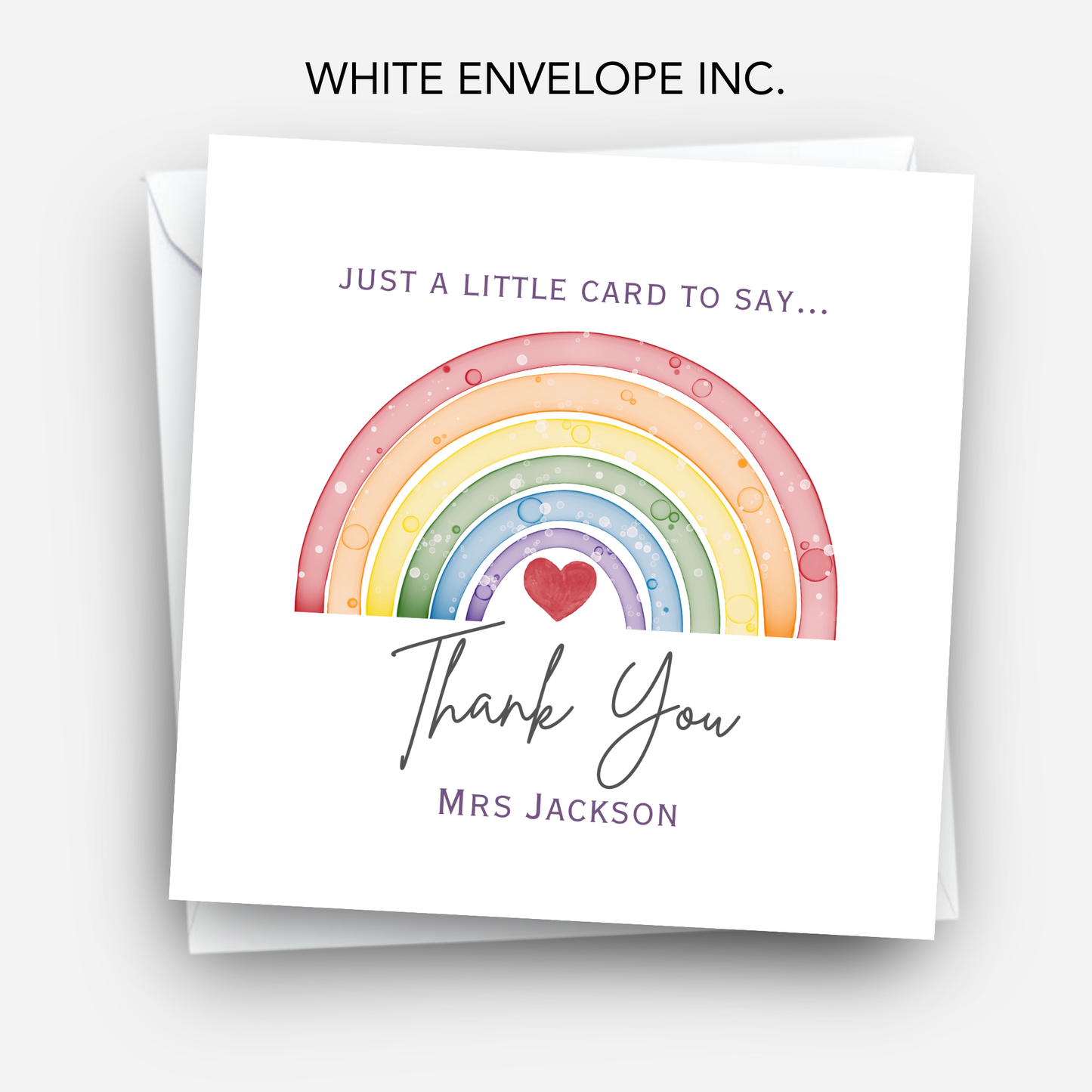 Teacher Thank you Card - C158