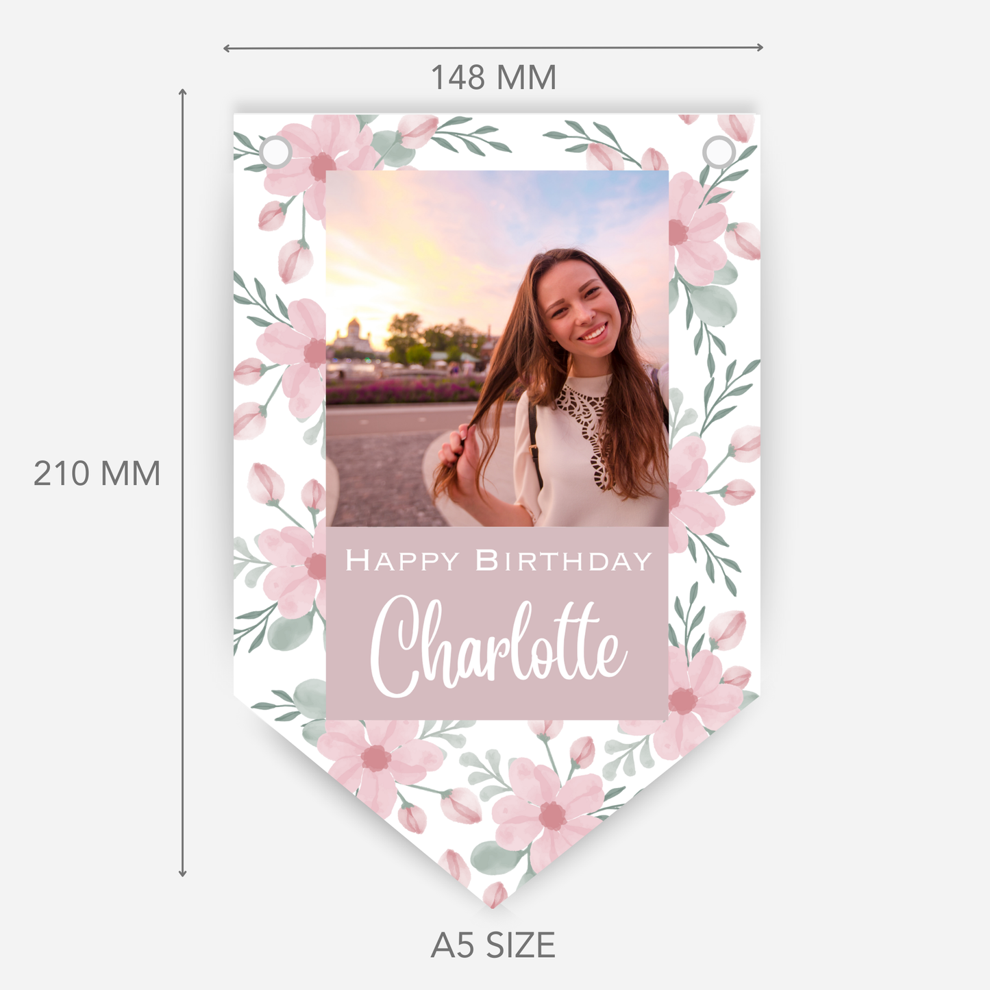 Flower Photo Bunting - B152