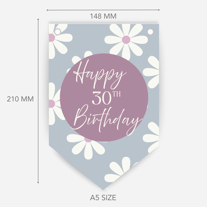 Daisy Birthday Photo Bunting - B132