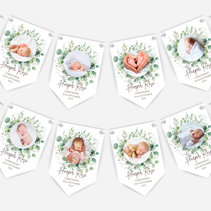 Christening or Baptism Photo Bunting - B176