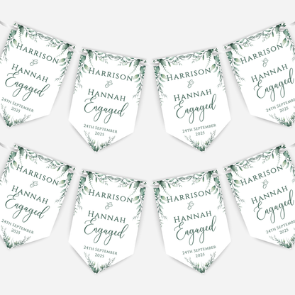 Engagement or Wedding Bunting - B128
