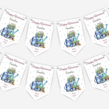 Retirement or any occasion bunting - B258