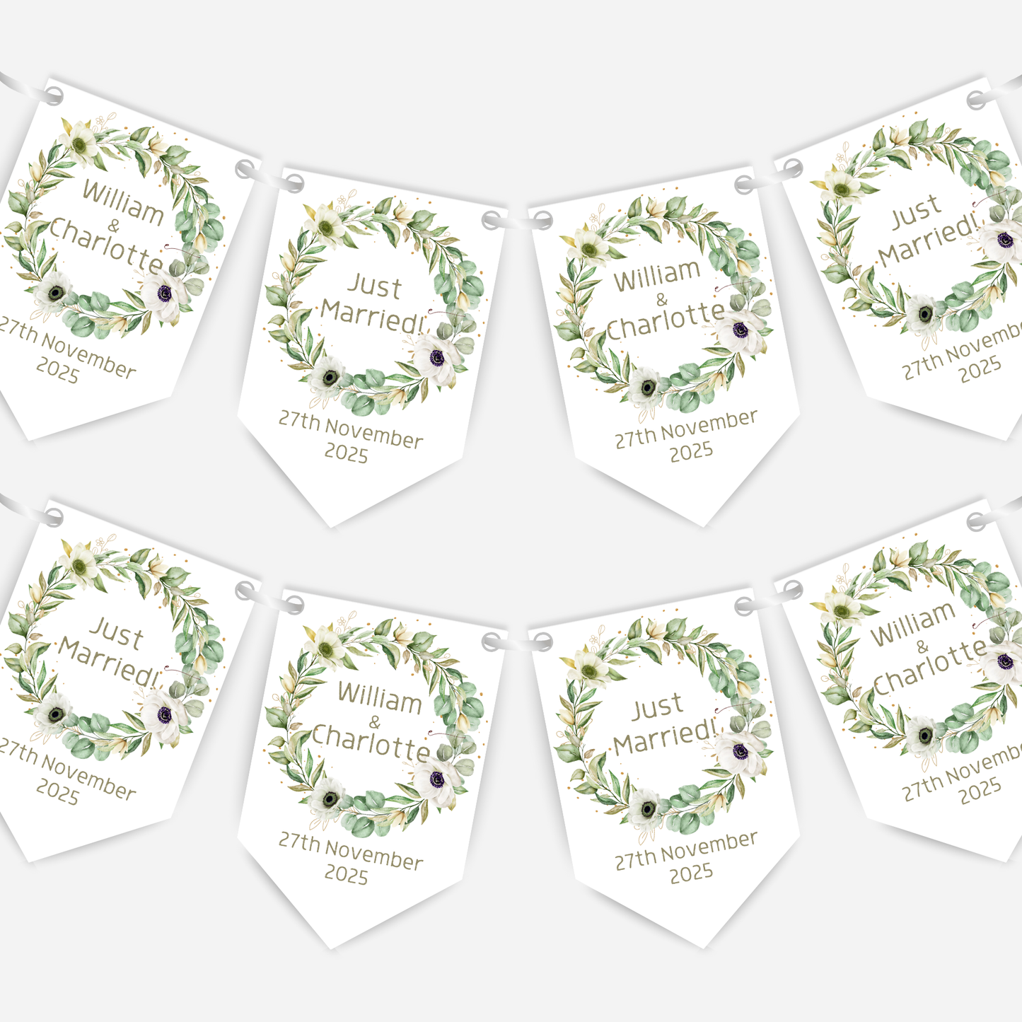 Engagement or Wedding Bunting - B166