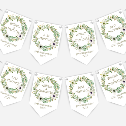 Engagement or Wedding Bunting - B166