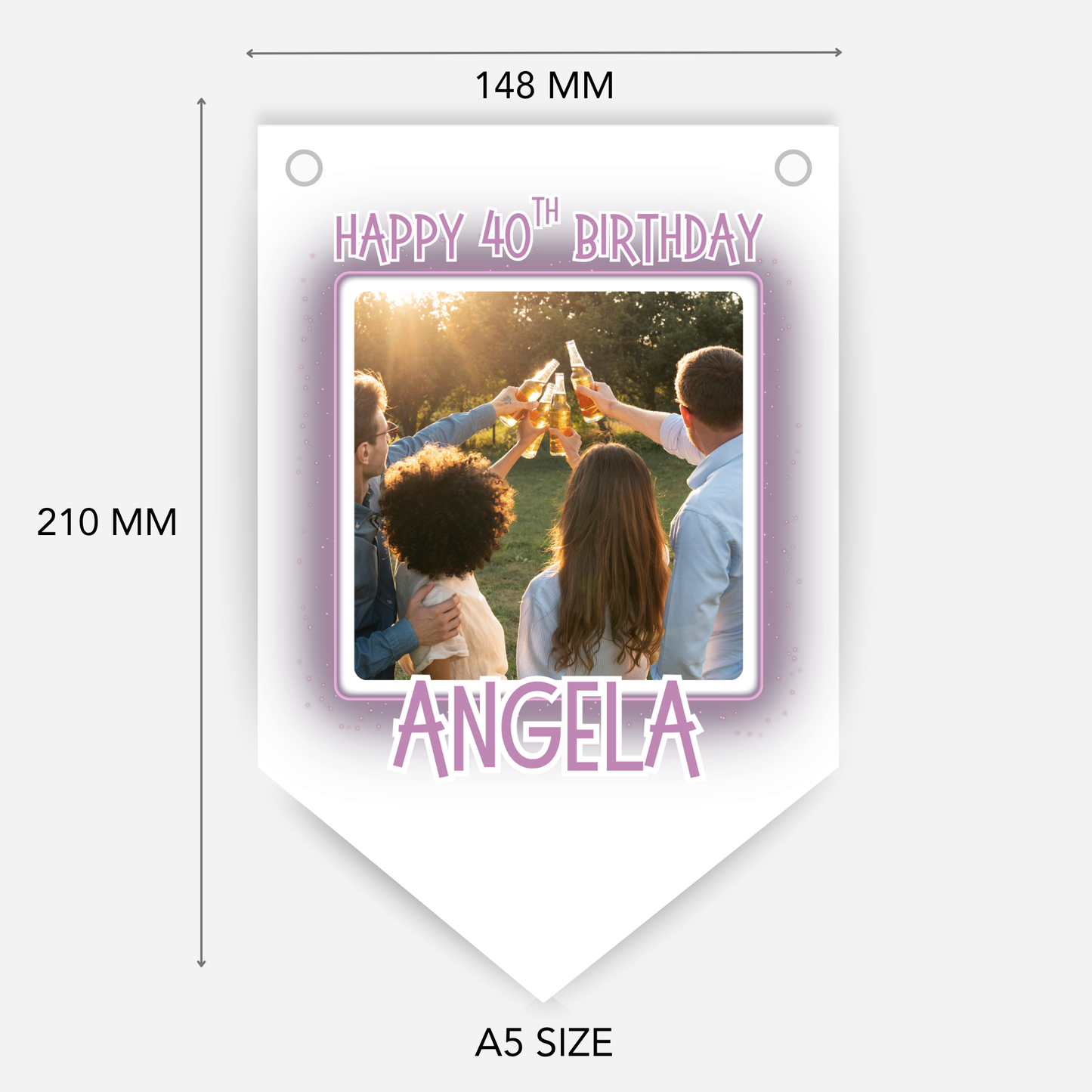 Birthday Party Photo Bunting - B303