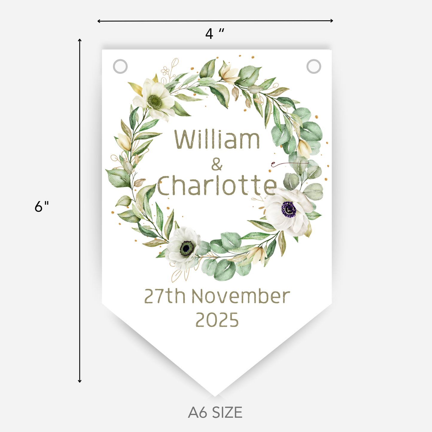 Engagement or Wedding Smaller Bunting - S166