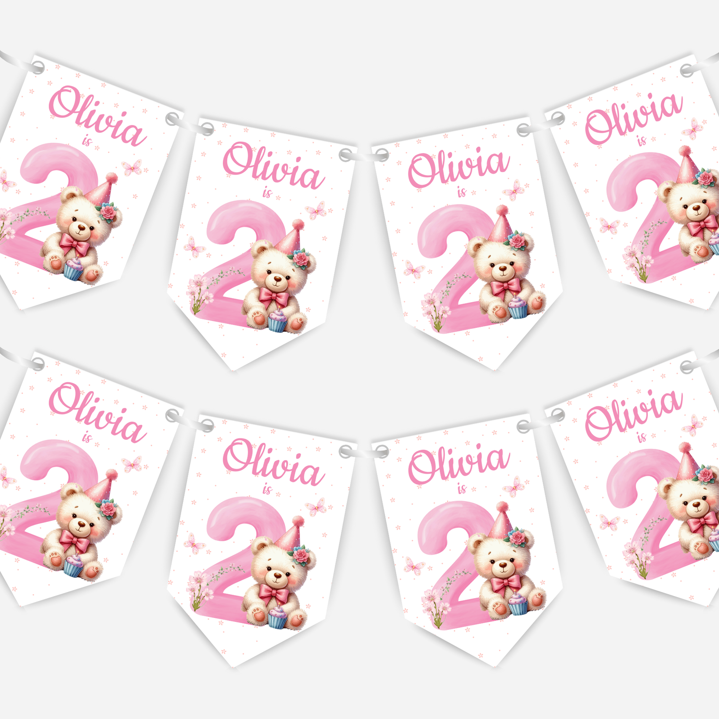 Teddy Bear Age Bunting - B143