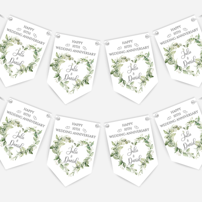 Wedding Anniversary Bunting - B229