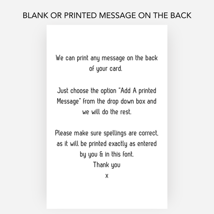 Wedding Thank You Cards (Pack of 10) - T02