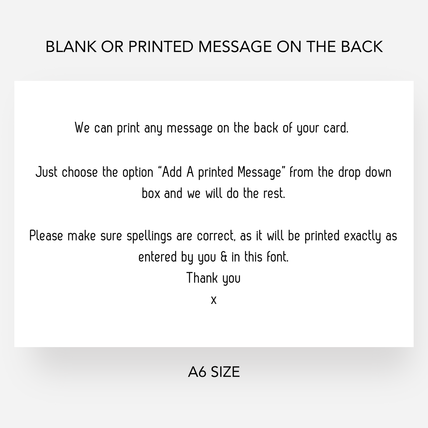 Wedding Thank You Cards (Pack of 10) - T01