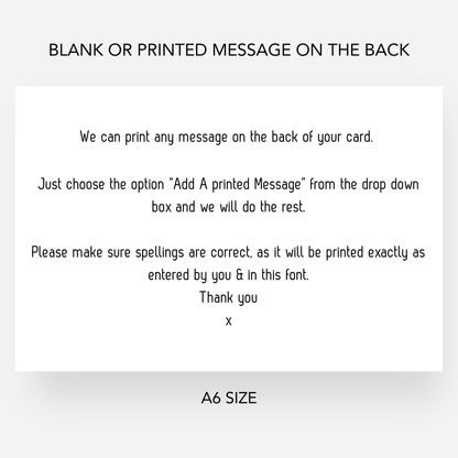 Wedding Thank You Cards (Pack of 10) - T01