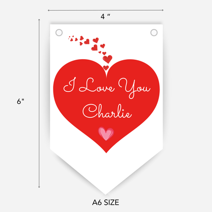 Valentine's Day Heart Bunting - S186V