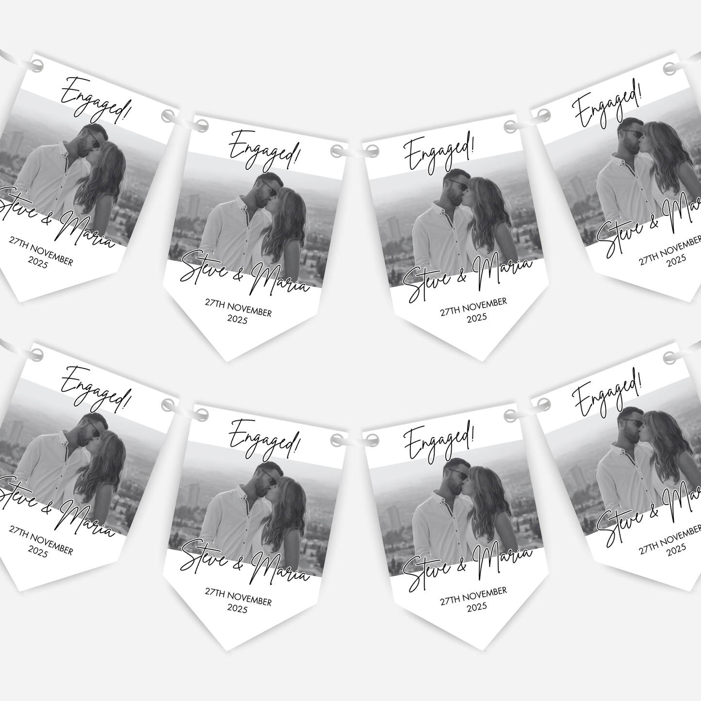 Engagement Photo Bunting - B163