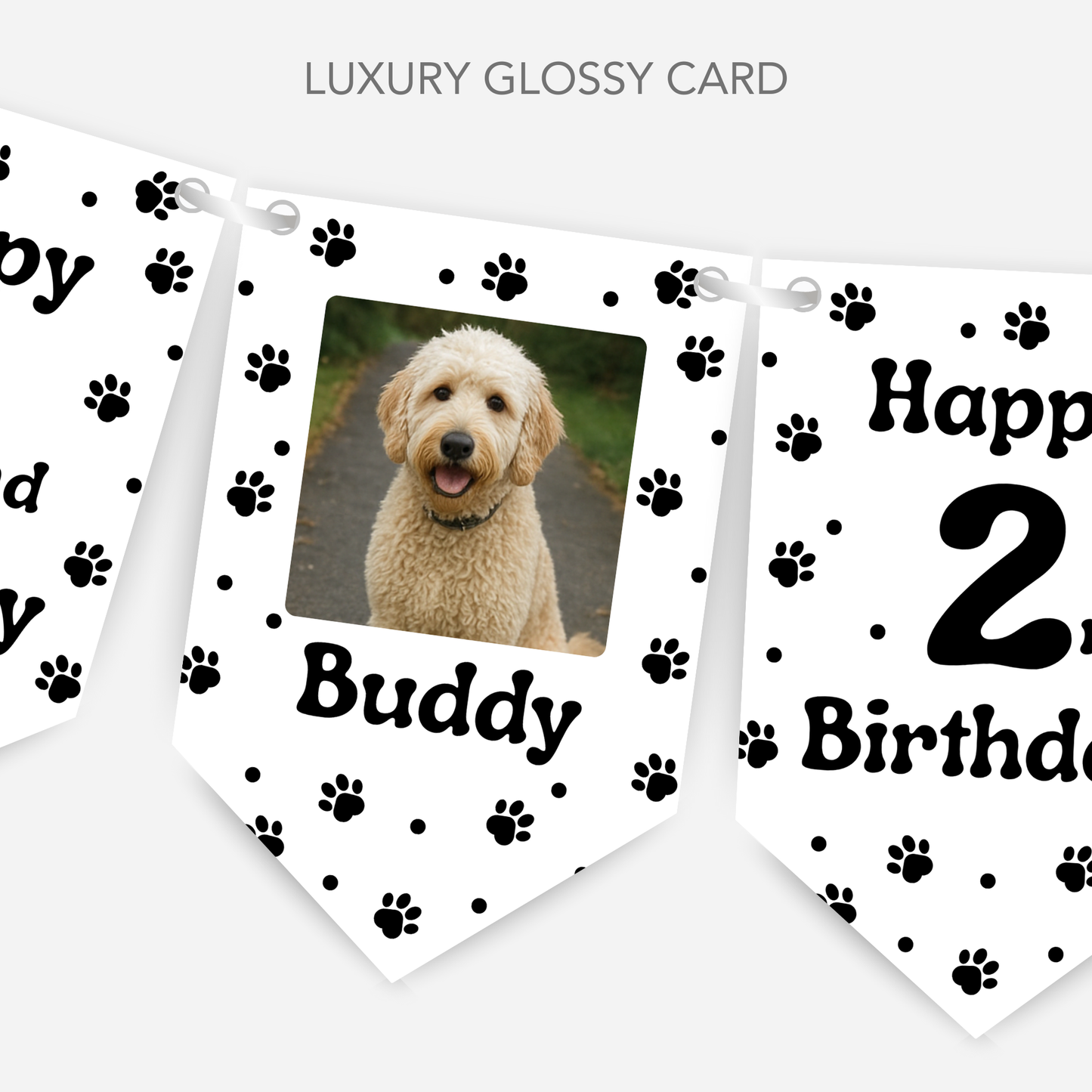 Dog Birthday Photo Bunting - B178