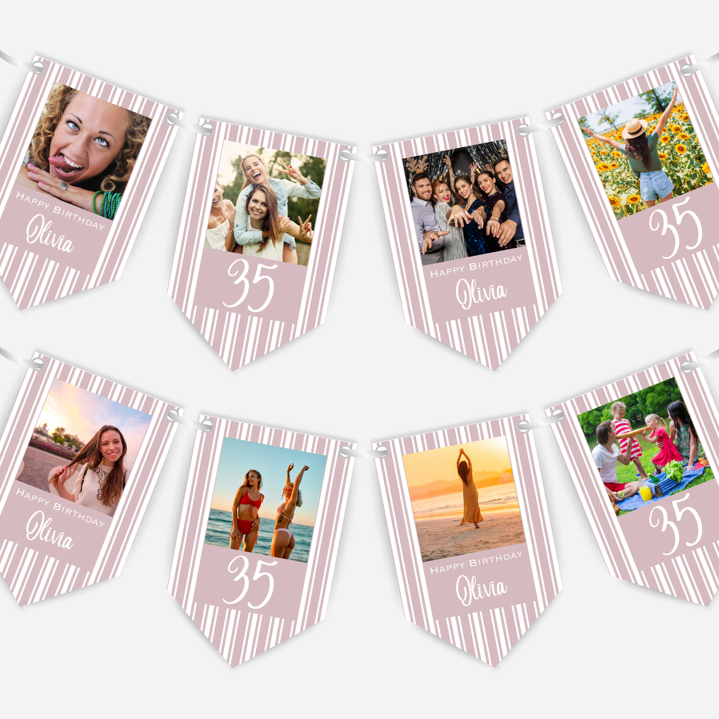 Birthday Photo Bunting - B155
