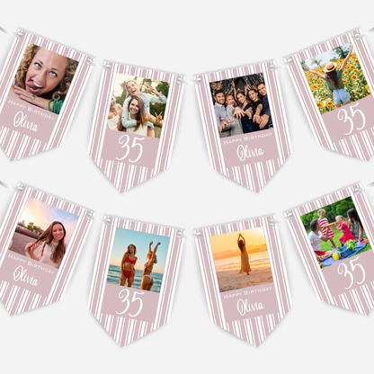 Birthday Photo Bunting - B155