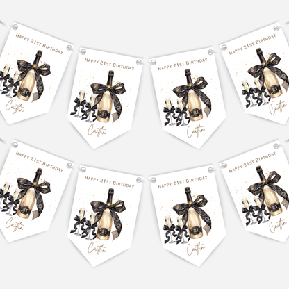 Bottle of Fizz Party Bunting - B262