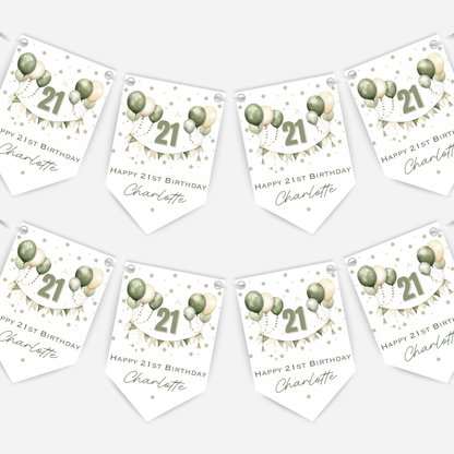 Gorgeous Party Bunting in Five Colours - B197